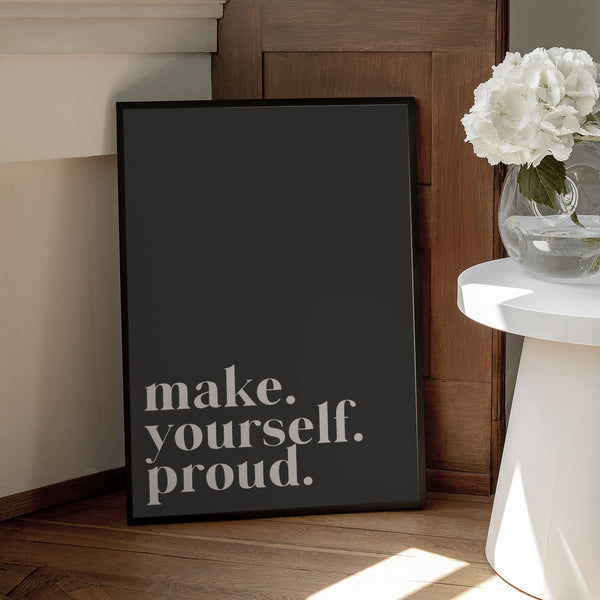 Tablou înramat „Motivational Phrase” de uplusmestudio