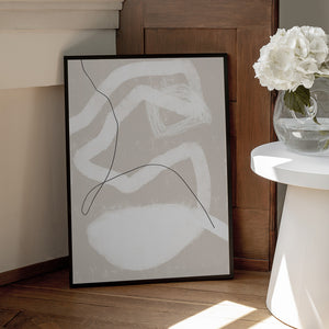 Tablou înramat „Organic Lines And Shapes” de uplusmestudio