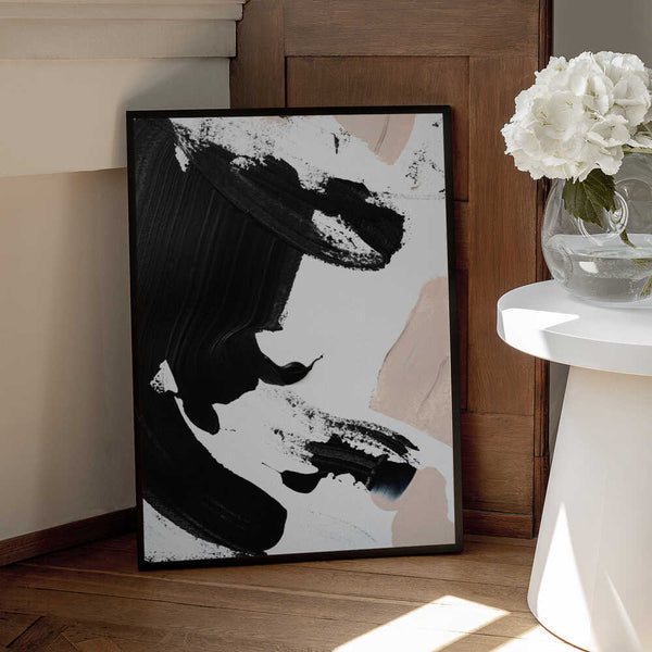 Tablou înramat „Black and Nude” de uplusmestudio