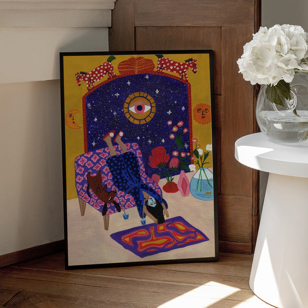 Tablou înramat „Day off from office” de Jota de jai