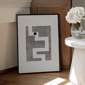 Tablou înramat „Minimalist maze” de Pictufy Studio II