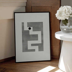 Tablou înramat „Minimalist maze” de Pictufy Studio II
