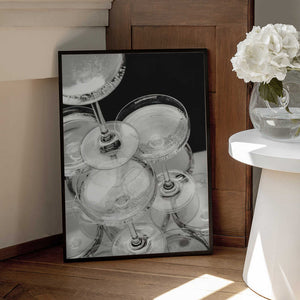 Tablou înramat „Champagne tower_5” de Pictufy Studio III