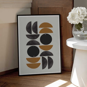 Tablou înramat „Geometric Harmony” de THE MIUUS STUDIO