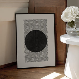 Tablou înramat „Wave Eclipse” de THE MIUUS STUDIO