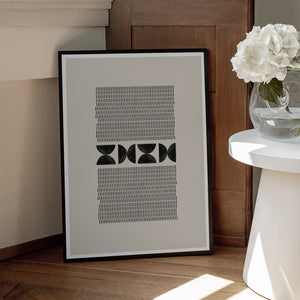 Tablou înramat „Geometric Harmony” de THE MIUUS STUDIO