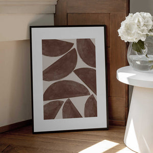 Tablou înramat „Earthy Crescents” de THE MIUUS STUDIO