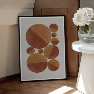 Tablou înramat „Circular Harmony” de THE MIUUS STUDIO