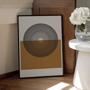 Tablou înramat „Concentric Reflections” de THE MIUUS STUDIO