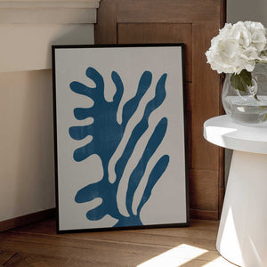Tablou înramat „Blue Coral Dance” de THE MIUUS STUDIO
