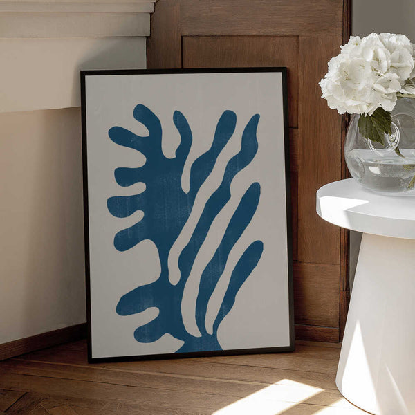 Tablou înramat „Blue Coral Dance” de THE MIUUS STUDIO