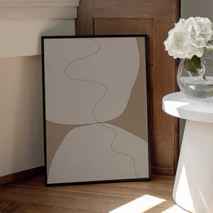 Tablou înramat „Curves of Serenity” de THE MIUUS STUDIO