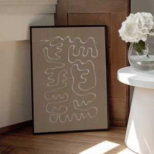 Tablou înramat „Curvy Whispers” de THE MIUUS STUDIO