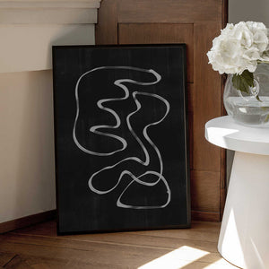 Tablou înramat „Mystic Curves” de THE MIUUS STUDIO