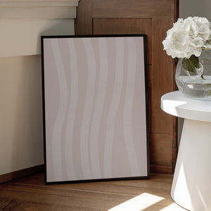 Tablou înramat „Gentle Sway Lines” de uplusmestudio