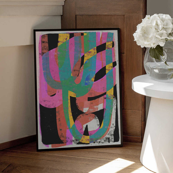 Tablou înramat „Colorful Chaos” de Treechild