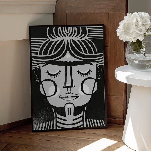 Tablou înramat „Symmetric Serenity” de Treechild