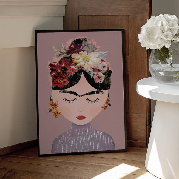 Tablou înramat „Floral Serenity” de Treechild