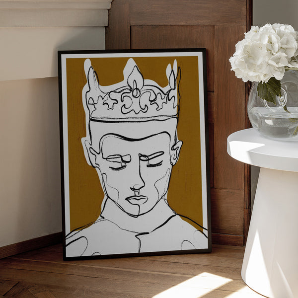 Tablou înramat „Silent Monarch” de Treechild