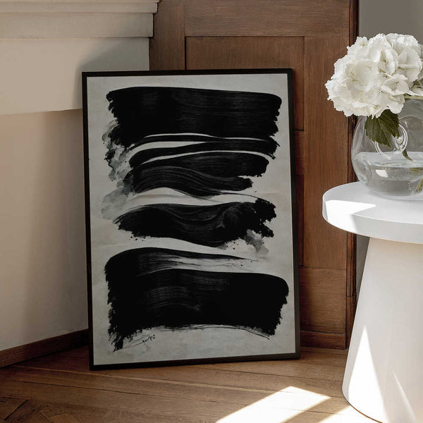 Tablou înramat „Brushstroke Symphony” de Treechild