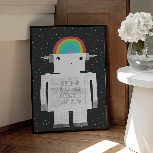 Tablou înramat „Life in Circuits” de Treechild