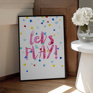 Tablou înramat „Playful Confetti Burst” de Treechild