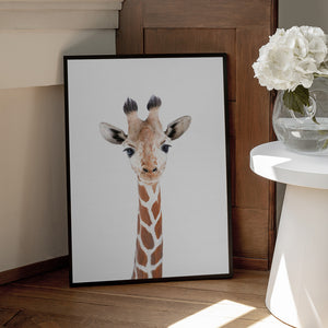 Tablou înramat „Baby Giraffe” de Kathrin Pienaar