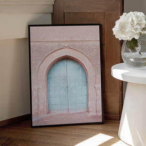 Tablou înramat „Turquoise Door” de Kathrin Pienaar