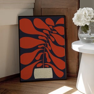 Tablou înramat „Lazy Plant #1” de Alisa Galitsyna