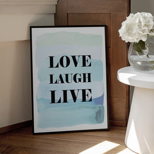 Tablou înramat „Live Joyfully Always” de Martina