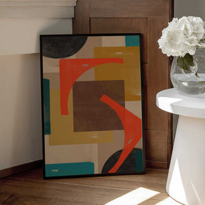 Tablou înramat „Geometric Melody” de THE MIUUS STUDIO