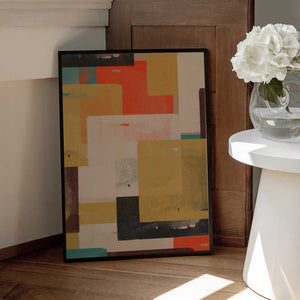 Tablou înramat „Layered Vibrance” de THE MIUUS STUDIO