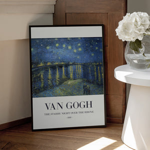 Tablou înramat „The Starry Night Over The Rhone” de Vincent Van Gogh
