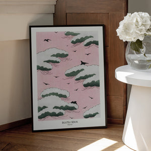 Tablou înramat „Pink Sky” de Bijutsu Sekai