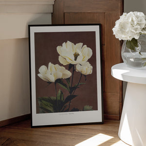 Tablou înramat „Hærdaceous Peony” de Ogawa Kazumasa