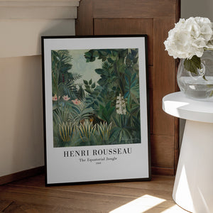 Tablou înramat „The Equatorial Jungle” de Henri Rousseau