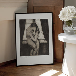 Tablou înramat „The Kiss 1895” de Edvard Munch
