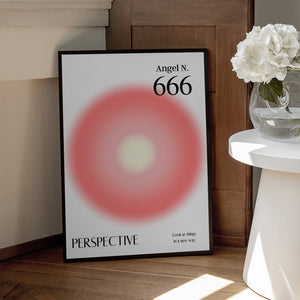 Tablou înramat „Angel Number 666” de Amélie
