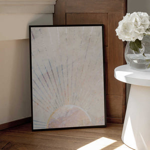 Tablou înramat „Morning Boho Sun Rays” de Sarah Manovski