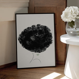 Tablou înramat „Green Lips” de Pictufy Studio II