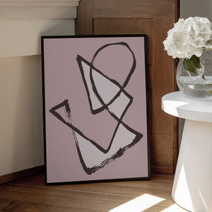 Tablou înramat „Abstract Shapes” de Pictufy Studio II