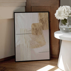 Tablou înramat „Aesthetic Gold-3” de Sally Ann Moss
