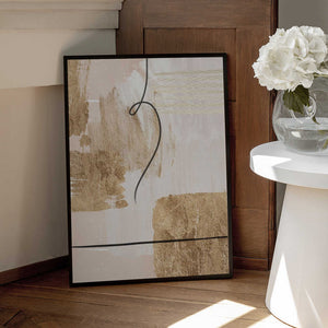Tablou înramat „Aesthetic Gold-2” de Sally Ann Moss