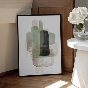 Tablou înramat „Simple Green-3” de Sally Ann Moss
