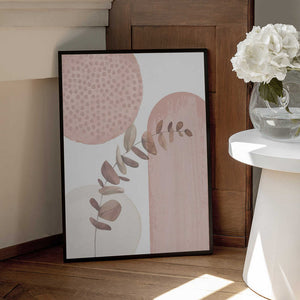 Tablou înramat „boho pink-3” de Sally Ann Moss