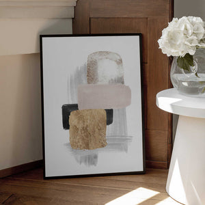 Tablou înramat „Brush Strokes-5” de Sally Ann Moss