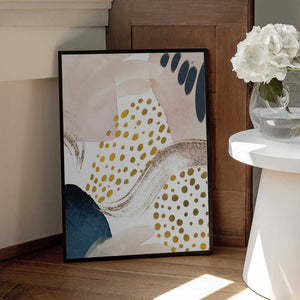 Tablou înramat „Smooth Abstract-3” de Sally Ann Moss