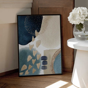 Tablou înramat „Blue Beauty-1” de Sally Ann Moss