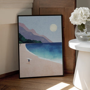 Tablou înramat „Surf Beach” de longwayhome