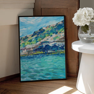 Tablou înramat „Palma” de Pauline Wegman | Key and Sea Creative